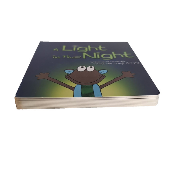 A Light in the Night Nightlight Toy Plush Blue Bedtime Book Set NEW Shopworn Box - Picture 12 of 13